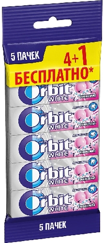 Жевательная резинка Orbit White Bubblemint 5шт*13.6г