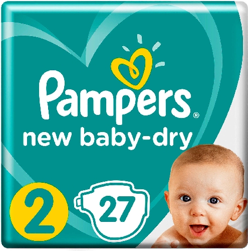 Подгузники Pampers New Baby-Dry 4–8кг  