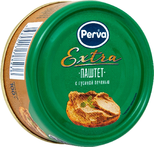 Паштет Perva Extra с гусиной печенью 100г