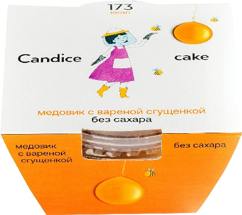 Десерт Candice Медовик c вареной сгущенкой 100г