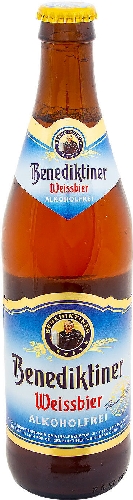 Пиво Benediktiner Weissbier 0.5% 0.5л  Москва