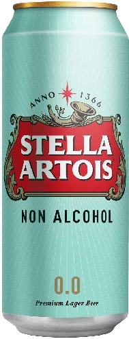 Пиво Stella Artois безалкогольное 0.0%  Череповец