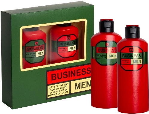 Подарочный набор Фестива Business men мужской Гель для душа 250мл +Шампунь 250мл