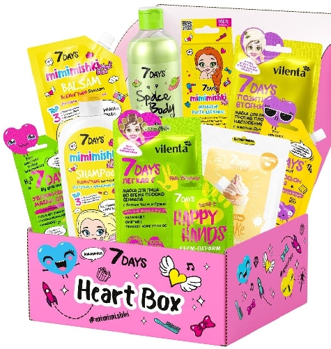 Подарочный набор 7DAYS Heart Box  Кольчугино