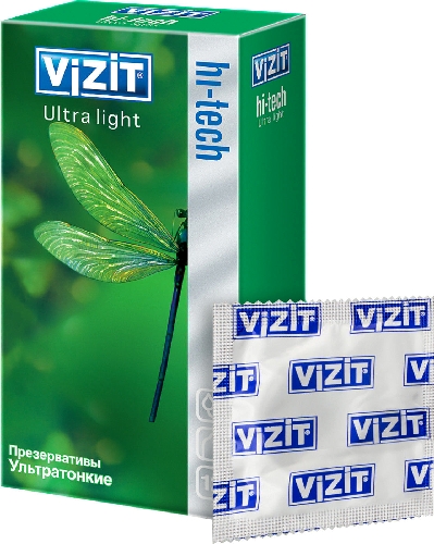 Презервативы ViZiT Ultra light Ультратонкие 12шт