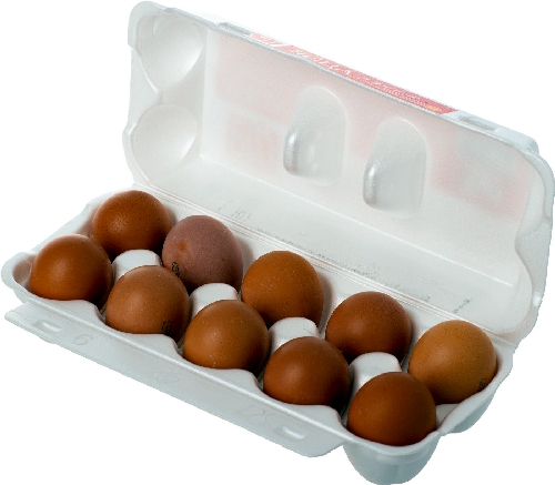 Яйца ПРОСТО С2 коричневые 10шт  