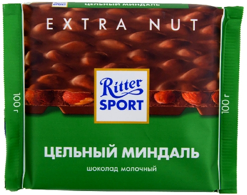 Шоколад Ritter Sport Молочный Цельный миндаль 100г