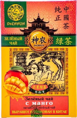 Чай зеленый Shennun с манго 100г