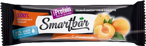 Батончик протеиновый Smartbar Protein с абрикосом 40г