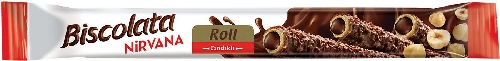 Трубочка вафельная Biscolata в шоколаде  