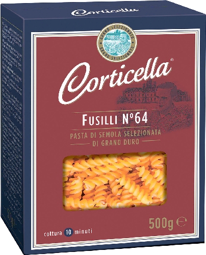 Макароны Corticella Fusilli Спирали №64