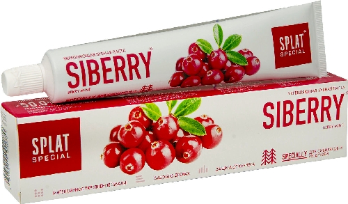 Зубная паста Splat Special Siberry Сибирские ягоды укрепляющая 75мл