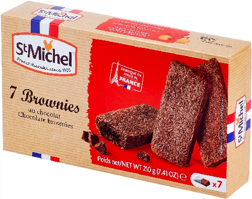 Пирожное St Michel Брауни с молочным шоколадом 210г