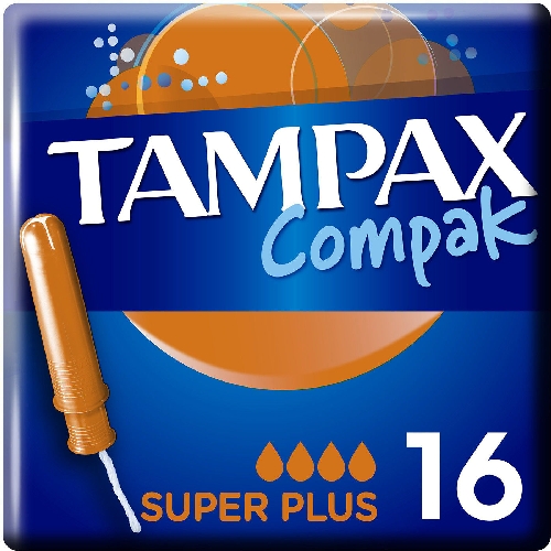 Тампоны Tampax Compak Super plus 16шт