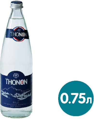 Вода Thonon минеральная природная питьевая столовая, негазированная 0.75л