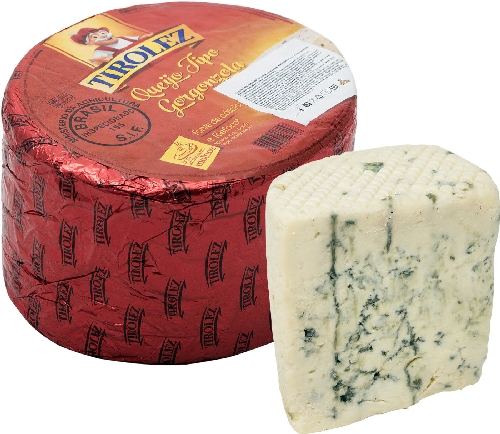 Сыр Tirolez Горгонзола с голубой плесенью 50% 0.2-0.3 кг