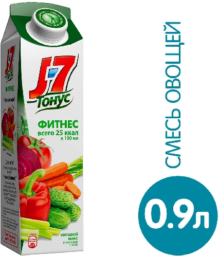 Напиток J-7 Тонус Фитнес Овощной  Архангельск