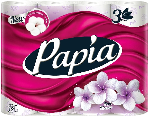 Туалетная бумага Papia Bali 12