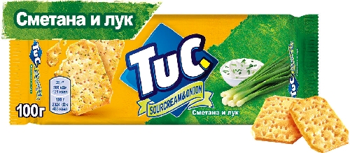 Крекер Tuc cо вкусом сметаны и лука 100г