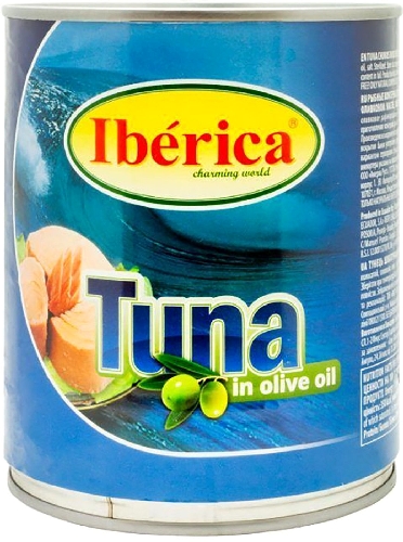 Тунец Iberica в оливковом масле филе-кусочки 800г