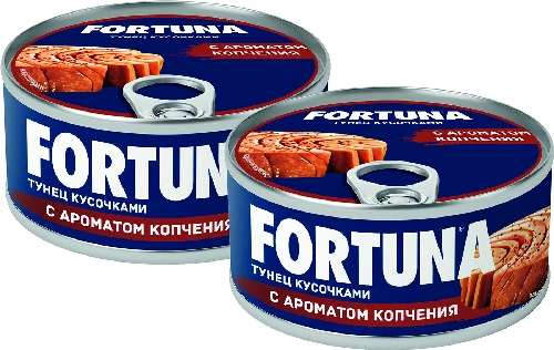 Тунец Fortuna кусочками с ароматом  