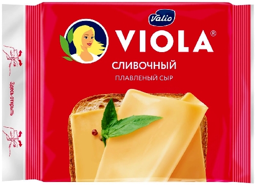 Сыр плавленый Viola Cливочный 45% 140г