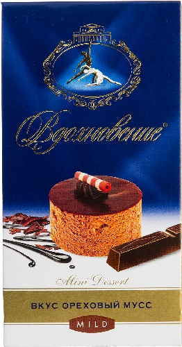 Шоколад Вдохновение Mini Dessert Темный Ореховый мусс 100г
