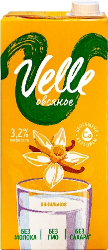 Напиток растительный Velle Овсяный со