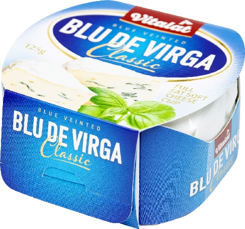 Сыр Vitalat Блю де Вирга с голубой плесенью 60% 125г