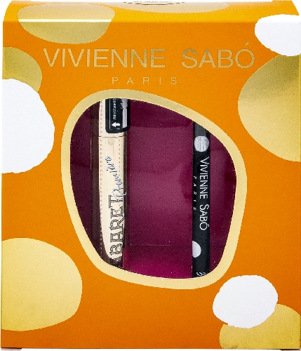 Подарочный набор Vivienne Sabo Тушь Cabaret premiere тон 01 +Карандаш для глаз Merci тон 301