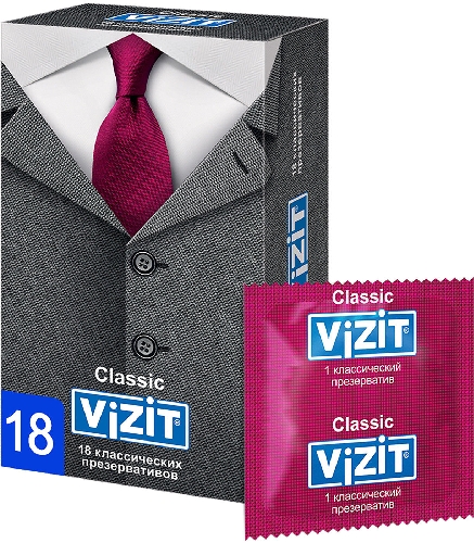 Презервативы Vizit Classic 18шт 9023648