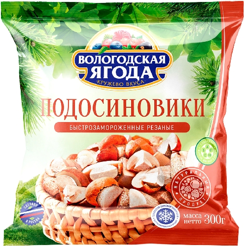 Подосиновики Кружево вкуса резаные быстрозамороженные  Борисоглебск