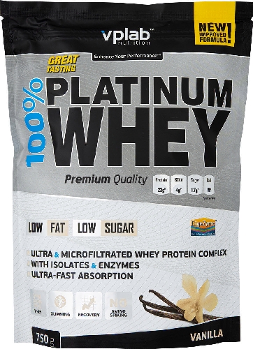 Протеин Vplab 100% Platinum Whey  Долгое