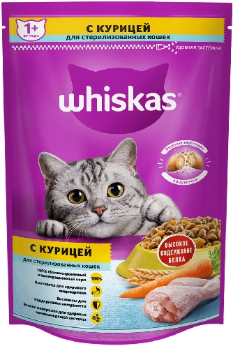 Сухой корм для кошек Whiskas  Октябрьский