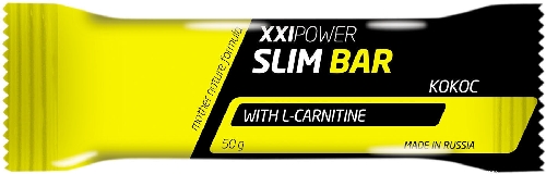 Батончик XXI Power Slim Bar Кокос с L-карнитином 50г