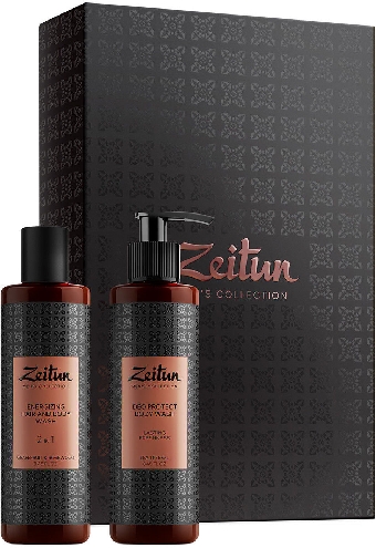 Подарочный набор Zeitun для мужчин Заряд энергии Гель 2в1 для волос и тела Гель для душа