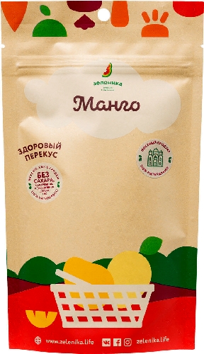 Манго Зеленика здоровый фруктовый перекус 20г