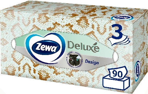 Салфетки бумажные Zewa Deluxe Дизайн  Каменногорск
