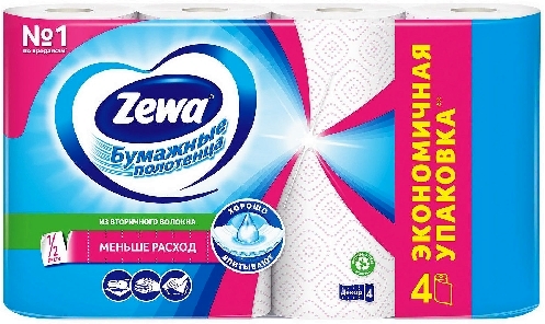 Бумажные полотенца Zewa Декор 4  Рубцовск