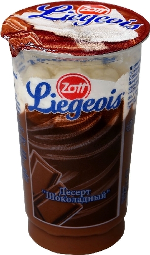 Десерт молочный Zott Liegeois Шоколад со сливочным муссом 2.5% 175г